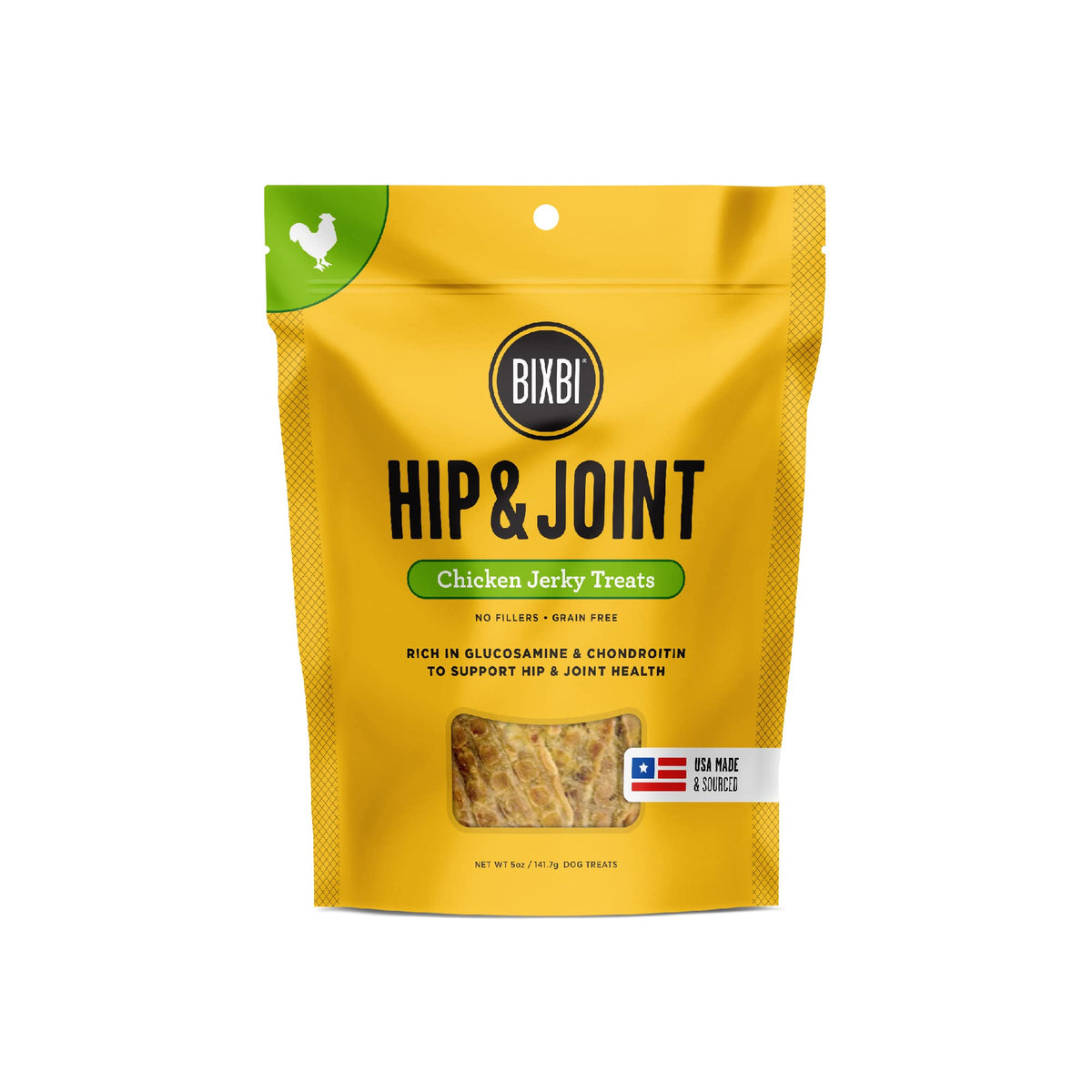 BIXBI Hip & Joint Support Chicken Jerky Dog Treats