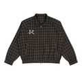 Unisex Plaid Full-Zip Track Jacket